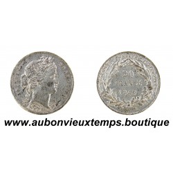 ESSAI 20 FRANCS Etain 1849 MALBET