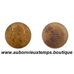 JETON ( Module 10 centimes ) Bronze 1878 EXPOSITION UNIVERSELLE - PARIS