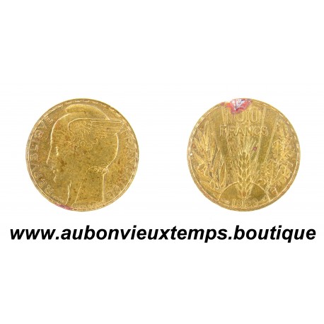 ESSAI 100 FRANCS Bronze-Alu 1929 BAZOR