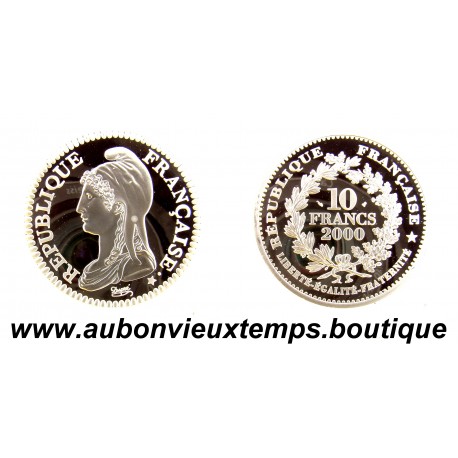 10 FRANCS Argent 900‰ BE 2000 MARIANNE - DUPRE