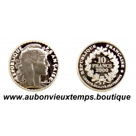 10 FRANCS Argent 900‰ BE 2000 MARIANNE - CHAPLAIN