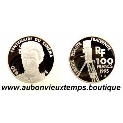 100 FRANCS Argent 900‰ BE 1995 GERARD PHILIPE - CENTENAIRE du CINEMA