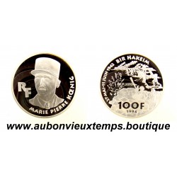 100 FRANCS Argent 900‰ BE 1994 M. P. KOENIG