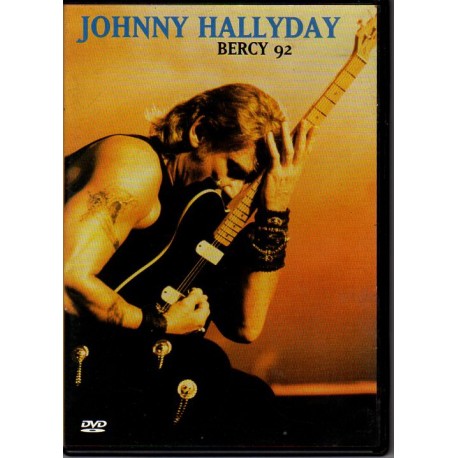 DVD JOHNNY HALLYDAY - BERCY - 1992 24 TITRES