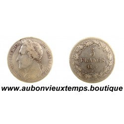 5 FRANCS Argent 900‰ 1849 LEOPOLD PREMIER - TETE LAUREE - BELGIQUE