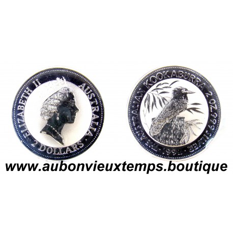 2 DOLLARS Argent 2 OZ 999‰ BE FDC 1992 The AUSTRALIAN KOOKABURRA - ELISABETH II - AUSTRALIE