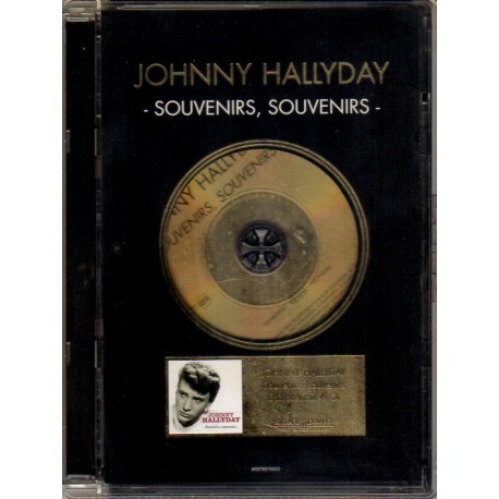 CD EDITION LIMITEE OR JOHNNY HALLYDAY - SOUVENIRS SOUVENIRS SONY BMG 2006 24 TITRES