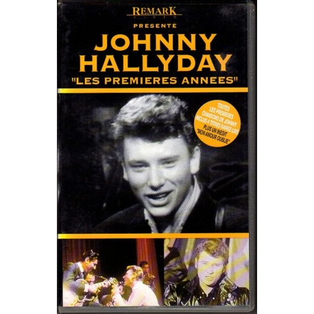 VHS JOHNNY HALLYDAY LES PREMIERES ANNEES REMARK 1992 18 TITRES