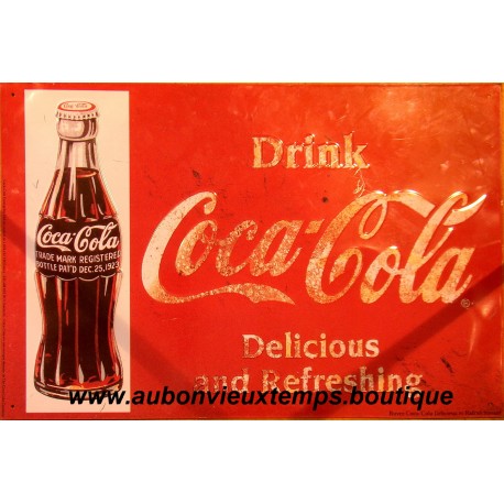 PLAQUE TOLE DRINK COCA COLA 600 X 400