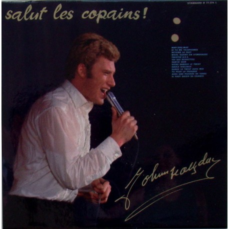 CD JOHNNY HALLYDAY - SALUT LES COPAINS 13 TITRES