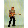 CARTE POSTALE JOHNNY HALLYDAY
