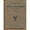 LIVRE - L'EPOQUE CONTEMPORAINE par AIMOND 1950
