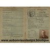 PAPIERS - CARTE D'IDENTITE PROFESSIONNELLE REPRESENTANTS DE COMMERCE 1927