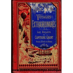 LIVRE - VOYAGES EXTRAORDINAIRES - LES ENFANTS DU CAPITAINE GRANT de J. VERNE 1889