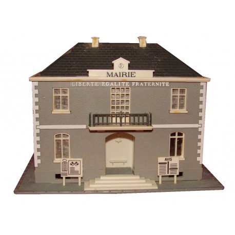 KIT MAQUETTE A MONTER ET PEINDRE LA MAIRIE , HO, PAR ARTITEC 10.433