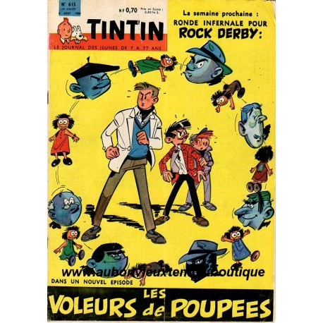 LE JOURNAL DE TINTIN N° 615 du 04.08.1960
