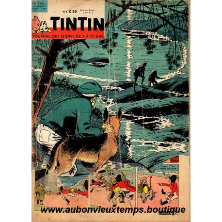 LE JOURNAL DE TINTIN N° 726 du 09.1962