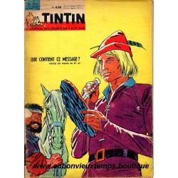 LE JOURNAL DE TINTIN N° 779 du 26.09.1963