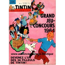 LE JOURNAL DE TINTIN N° 810 du 30.04.1964