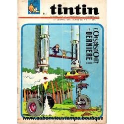 LE JOURNAL DE TINTIN N° 878 du 05.08.1965