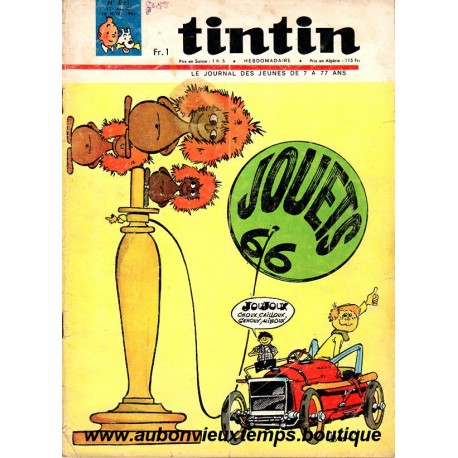 LE JOURNAL DE TINTIN N° 891 du 18.11.1965