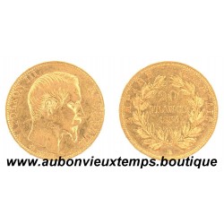 20 FRANCS OR NAPOLEON III 1855 D EMPEREUR GRAND LION