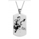 COLLIER PENDENTIF BIJOU JOHNNY HALLYDAY 