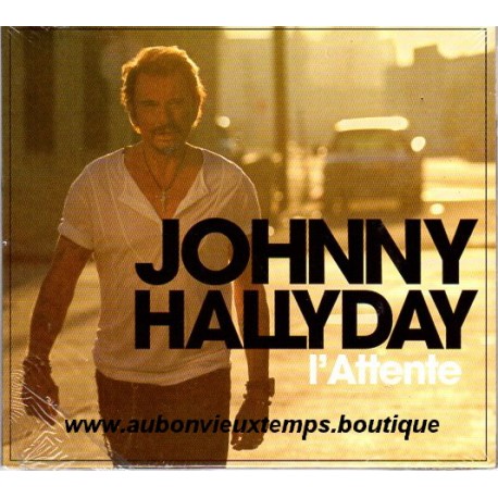CD JOHNNY HALLYDAY - L'ATTENTE 2012 11 TITRES