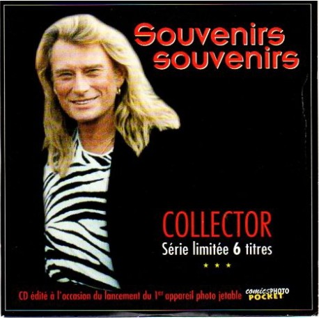 CD JOHNNY HALLYDAY SOUVENIRS SOUVENIRS 1996 6 TITRES COLLECTOR