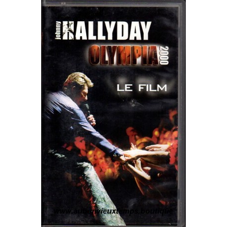 VHS OLYMPIA JOHNNY HALLYDAY 2000