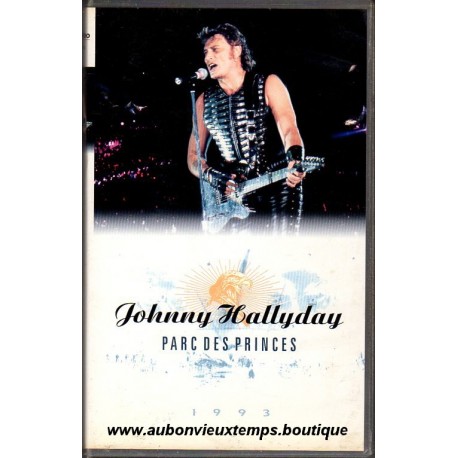 VHS JOHNNY HALLYDAY - PARC DES PRINCES 33 TITRES LAURA 1993