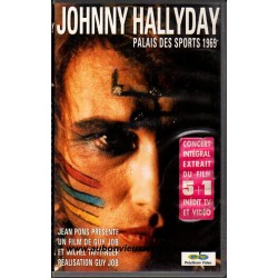 VHS JOHNNY HALLYDAY AU PALAIS DES SPORTS 1969 10 TITRES