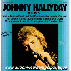 VINYL 33T JOHNNY HALLYDAY IMPACT N°5 1980 12 TITRES