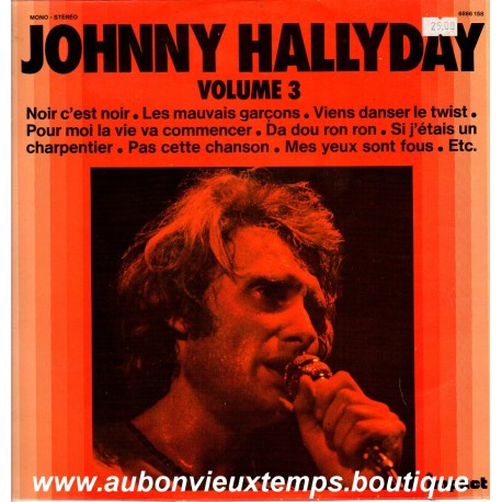 VINYL 33T JOHNNY HALLYDAY IMPACT N°3 19879 12 TITRES