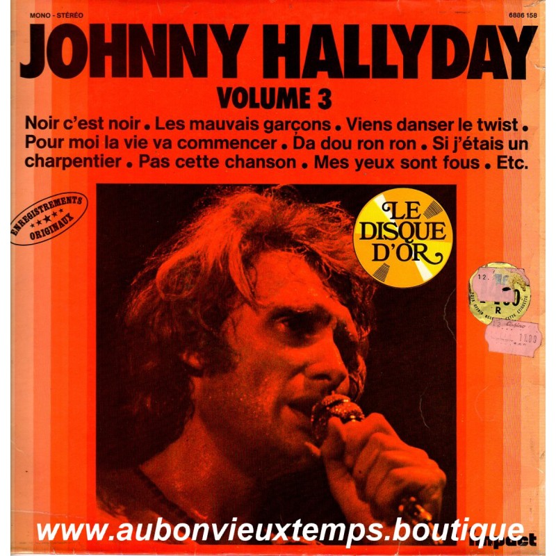 prix vinyl 33 tours johnny hallyday