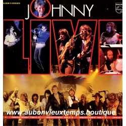 VINYL 2 x 33T JOHNNY HALLYDAY PHILIPS 1981 LIVE ENREGISTREMENT PUBLIC 19 TITRES