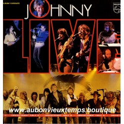 VINYL 2 x 33T JOHNNY HALLYDAY PHILIPS 1981 LIVE ENREGISTREMENT PUBLIC 19 TITRES