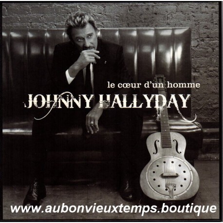 COFFRET 3 VINYL MAXI 45T JOHNNY HALLYDAY - LE COEUR D'UN HOMME - WARNER 2007 13 TITRES