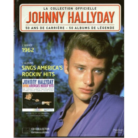 LA COLLECTION OFFICIELLE JOHNNY HALLYDAY VOL. 34 SINGS AMERICA'S ROCKIN' HITS 1962