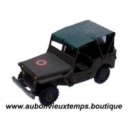 FRANCE JOUET GEVARM - VOITURE MILITAIRE JEEP WILLYS 1/38