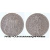 2 MARK 1876 J - ALLEMAGNE HAMBOURG ARGENT