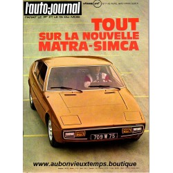 L'AUTO JOURNAL AVRIL 1973 - MATRA SIMCA