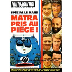 L'AUTO JOURNAL JUIN 1973 - MATRA - 24 H LE MANS