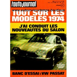 L'AUTO JOURNAL SEPTEMBRE 1973 - VOLKSWAGEN PASSAT