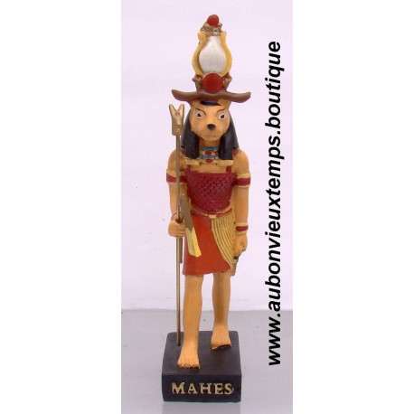 STATUETTE DIEU EGYPTIEN MAHES PLASTOY 