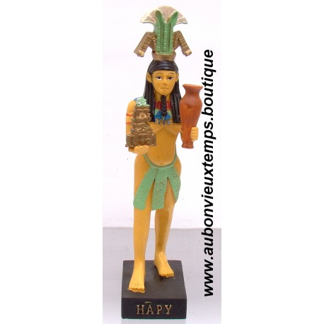 STATUETTE DIEU EGYPTIEN HAPY PLASTOY 