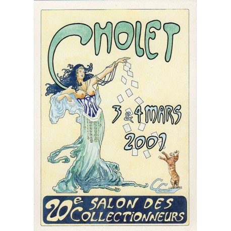 CARTE SALON DES COLLECTIONNEURS - CHOLET 2001