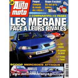 ACTION AUTO MOTO NOVEMBRE 2002 - RENAULT MEGANE - MERCEDES SLK - A