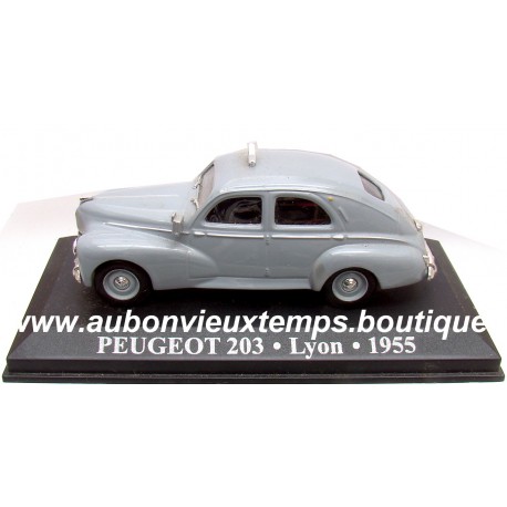 IXO 1/43 PEUGEOT 203 TAXI LYON 1955