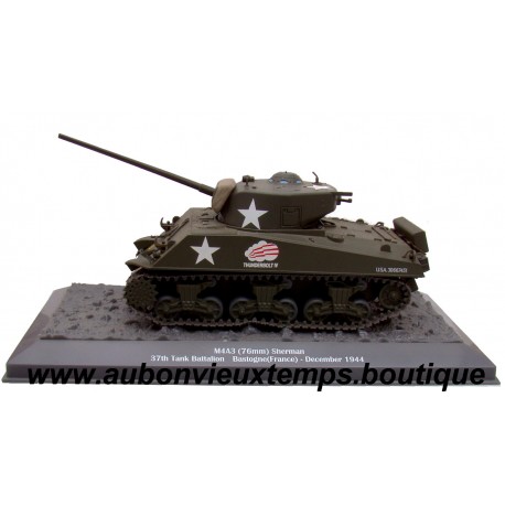 ALTAYA 1/43 TANK M4A3 76mm SHERMAN 37th BATTALION BASTOGNE 1944